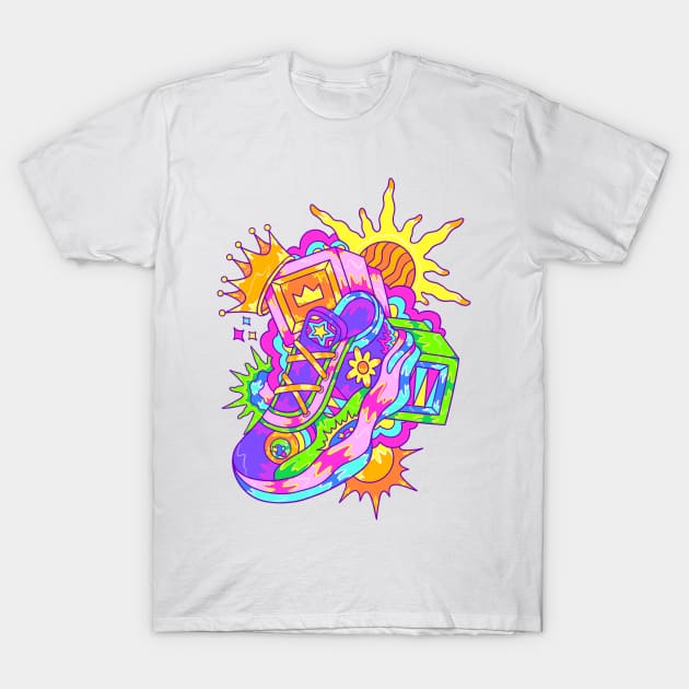 Sneaker Works - Another Sun T-Shirt by yoy vector